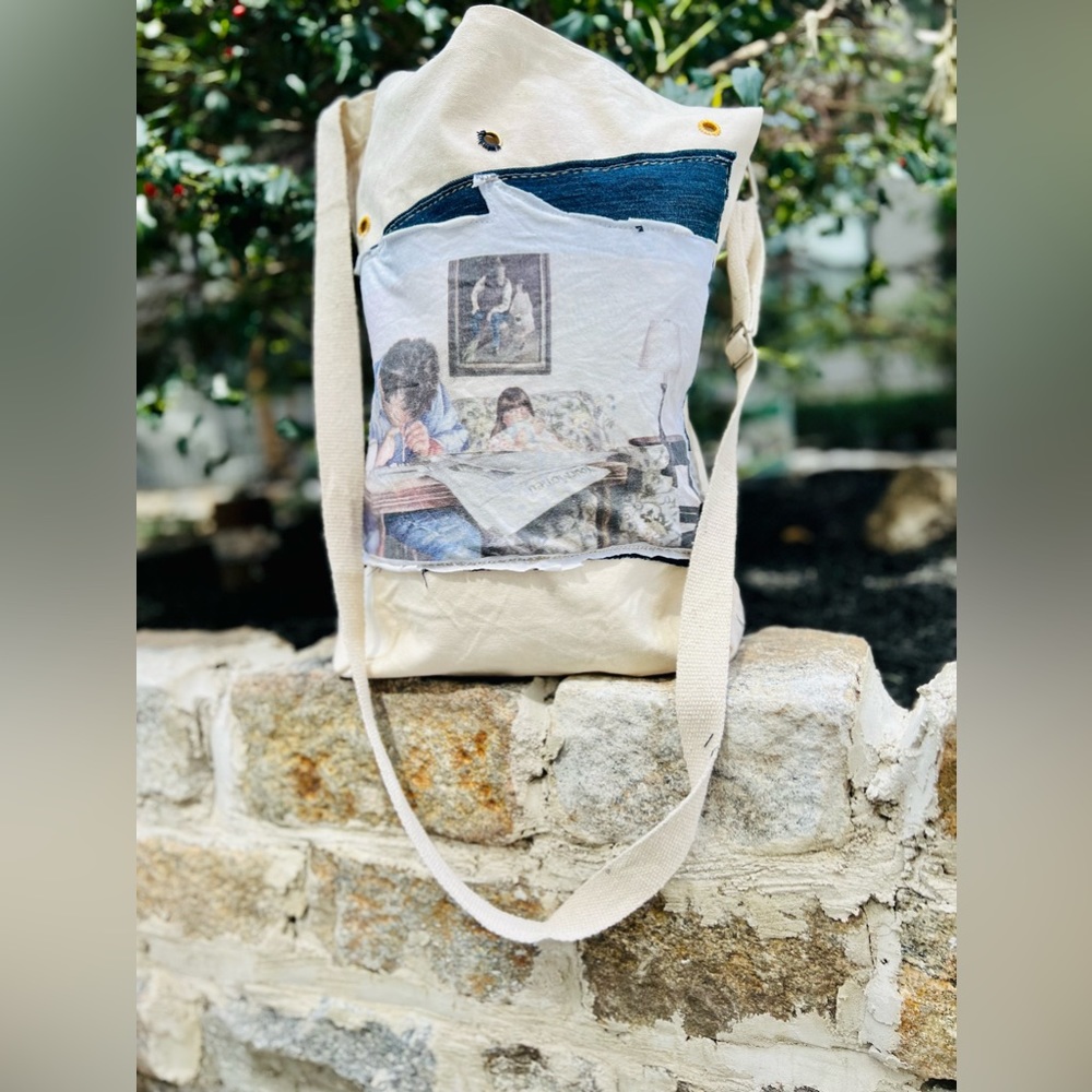 Fucking Awesome X Americana Haus Fly handmade tote bag